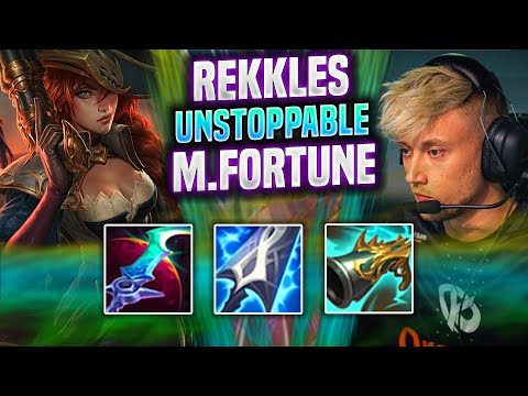 REKKLES IS UNSTOPPABLE WITH MISS FORTUNE! - KC Rekkles Plays Miss Fortune ADC vs Ezreal! |