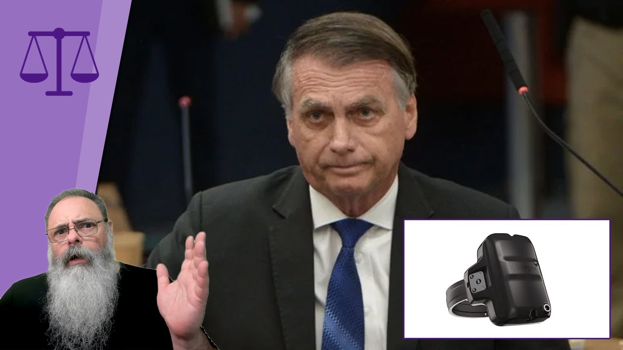 MORAES acusa BOLSONARO de RETIRAR a TORNOZELEIRA, mas... ELE FOI PRESO com a TORNOZELEIRA INTACTA