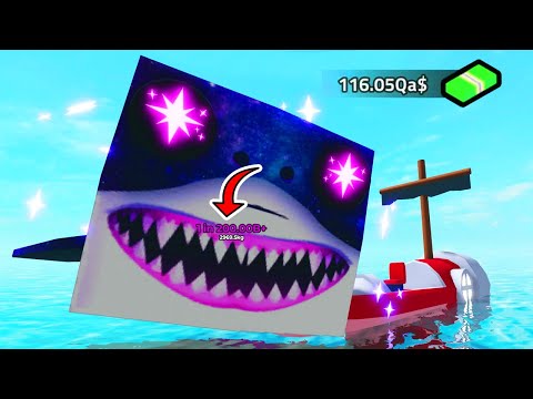 I CAUGHT NEBULA SHARK! 1 in 200B! [Pet Isle Update] (Go Fishing) | Roblox