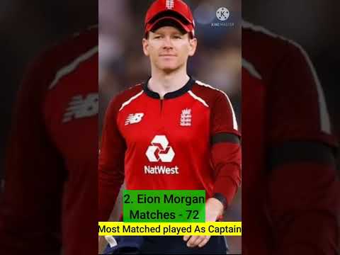 Top 5 Player Most Matches Played As T20 Captain.