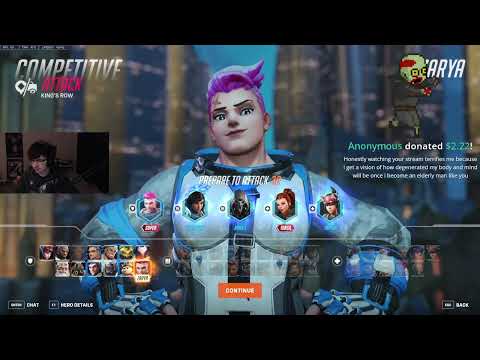 24K DMG! SUPER ZARYA SEASON 13 TOP 500 OVERWATCH 2 GAMEPLAY