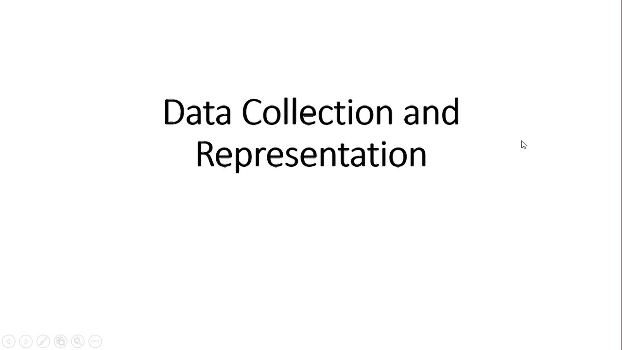 Statistical Analysis Tutorial 1 - Data Collection and Representation