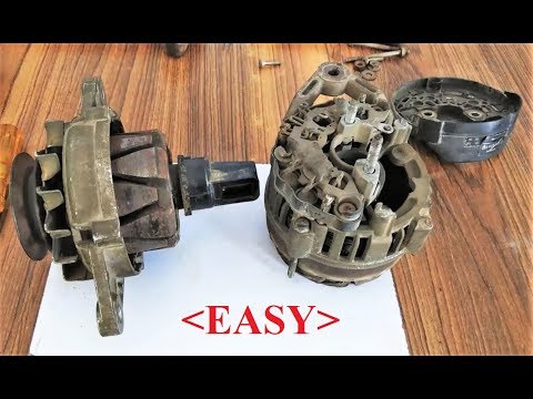BOSCH Alternator Repairing with simple tools || Full Working , Explaination & Testing