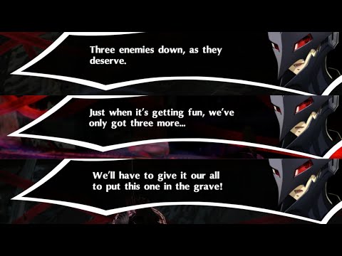 Akechi navi lines on the Reaper, enemy knockdowns (+deviations in Mementos?!) | Persona 5 Royal