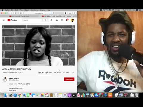 AZEALIA BANKS - 212 FT. LAZY JAY (Reaction)