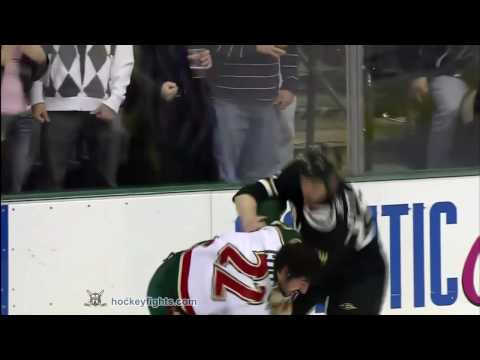 Cal Clutterbuck vs Steve Ott