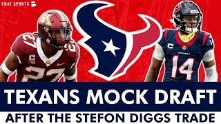 Houston Texans Mock Draft After Stefon Diggs Trade! + 2024 Texans Draft Rumors & Draft Targets