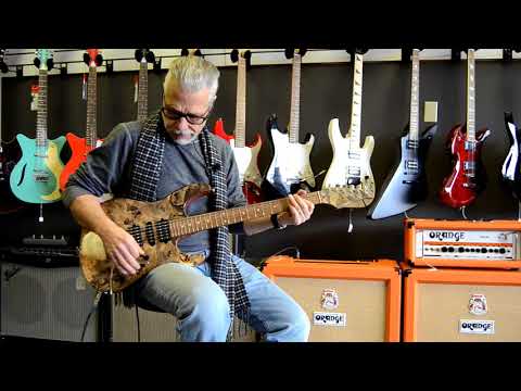 Suhr Modern Buckeye Burl Electric Guitar Demo with Doug Munro | Guitar Hangar