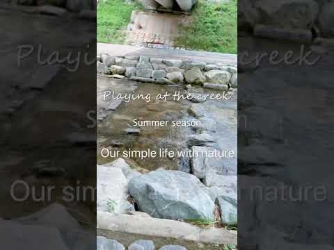 Spending simple summer time nearby. Summer season.