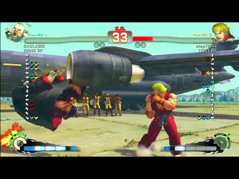 SSF4 Rank Match  SAULABIS (RU)  vs  step1091x (KE)