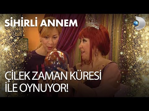 Çilek Zaman Küresi ile oynuyor! - Sihirli Annem 41. Bölüm