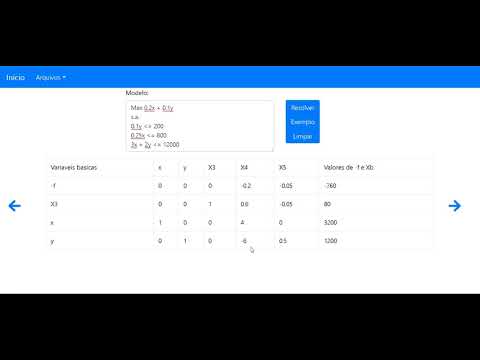 Vídeo 2 - Resolução modelo programação linear