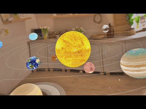 Planets AR (JioGlass) Video