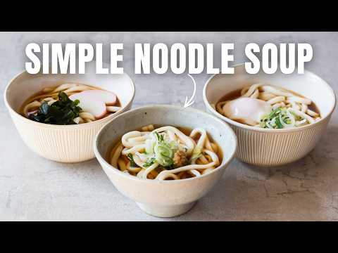 Simple Udon Noodle Soup That Takes Just 15 Minutes to Make!