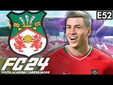 NEW GAMEPLAY MOD IS INCREDIBLE! | FC 24 YOUTH ACADEMY CAREER MODE EP52 | WREXHAM