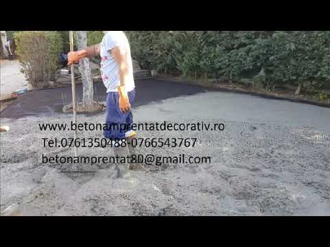 Beton Amprentat Muncelu Mic -Hunedoara Tel.0761350488 -0766543767