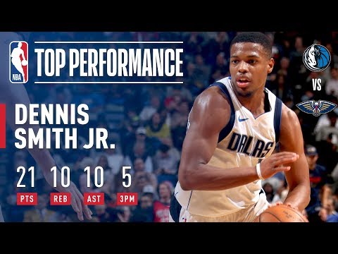 Dennis Smith Jr. Tallies His 1st Career Triple Double vs The Pelicans