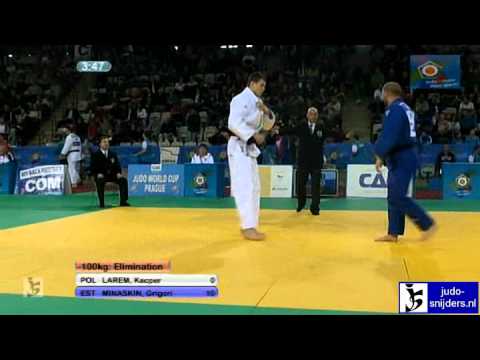 Judo 2012 World Cup Prague: Larem (POL) - Minaskin (EST) [-100kg]