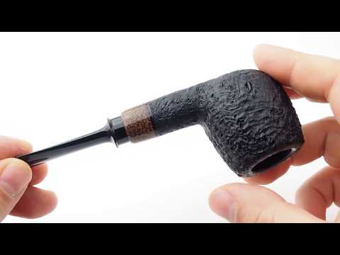 PAVEL GORBUNOV sandblasted straight billiard smoking pipe (PG1721)