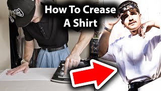 Elevate Your Style With This Trick, How To Crease A Shirt 🔥👌🏼