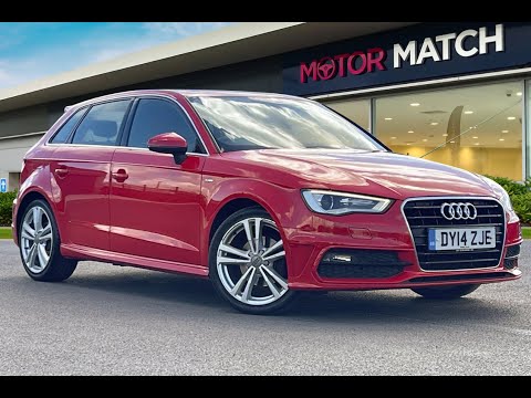 Used 2014 Audi A3 2.0 TDI S line Sportback S Tronic at Chester | Motor Match cars for sale