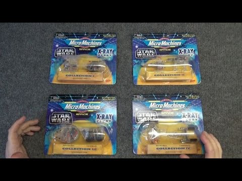 Micro Machines Star Wars X- Ray Fleet unboxing