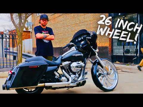 Misguided TACKLES Big Wheel Harley Conversion!
