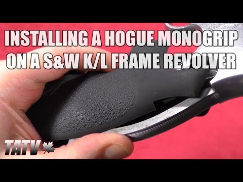Installing a Hogue Monogrip on a Smith \u0026 Wesson K/L Frame Revolver