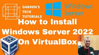 YouTube Thumbnail for How to install windows server 2022 on VirtualBox