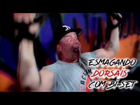 TRÊS TREINOS DE UMA VEZ?? ESMAGANDO AS COSTAS COM BI-SET - PINDUCA, GORILA E SUPERMAN