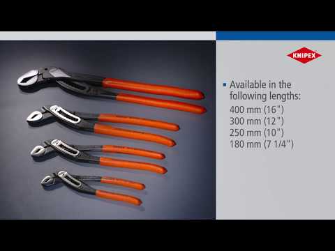 Vamzdinės replės Alligator KNIPEX 8801 180mm video