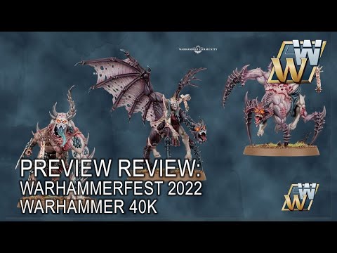 WarhammerFest 2022 Warhammer 40K Preview Review