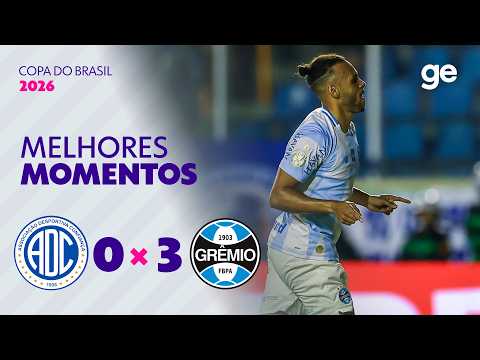 Gols e lances de Confiança-SE x Grêmio