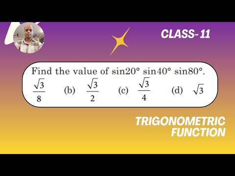 Find the value of sin 20 deg sin 40 deg sin 80 ?
