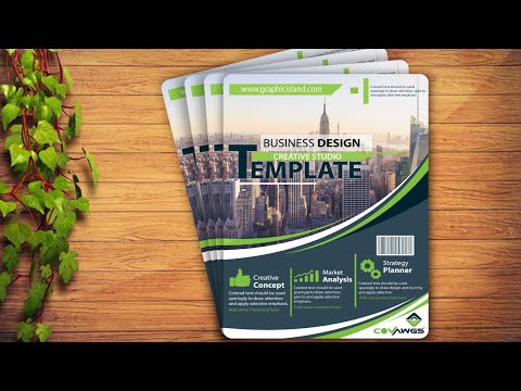 Illustrator CC Tutorial Graphic Design Business Flyer Design