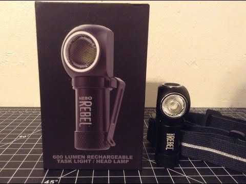 Nebo Rebel Rechargeable  Head light and Task Light