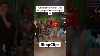 Funnymike couldn’t stop laughing at him dancing #funny