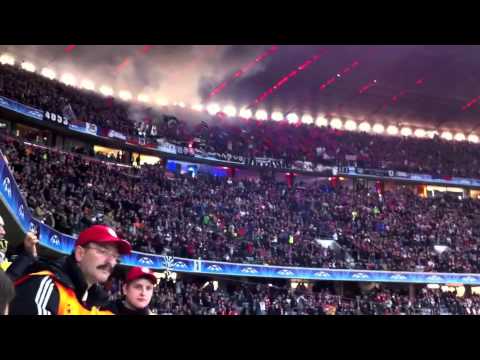 Fans des FC Basel in der Allianz Arena
