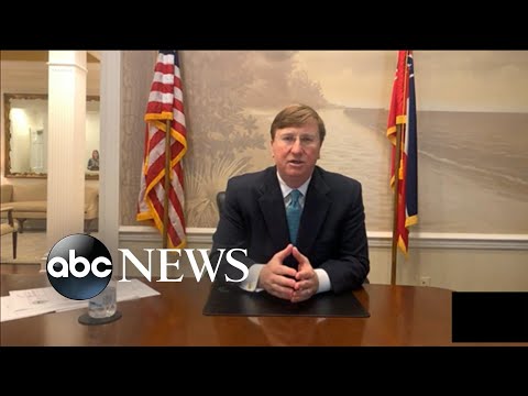 密西西比州因冠狀病毒爆發被宣佈為重大災區 (Mississippi is declared a major disaster area amid the coronavirus outbreak)