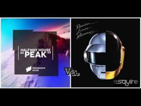 Halfway House vs. Daft Punk feat. Pharrell & eSQUIRE - Lucky Peak (Dj Sunset Mashup)