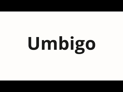 How to pronounce Umbigo