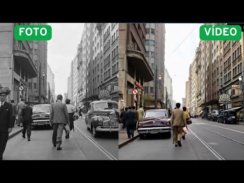 Fotos antigas - 1900 a 1970 trazidos à vida com inteligência artificial. Vídeo Novo!