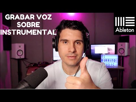 How to RECORD VOCALS over an INSTRUMENTAL track - Basic setup - ABLETON LIVE