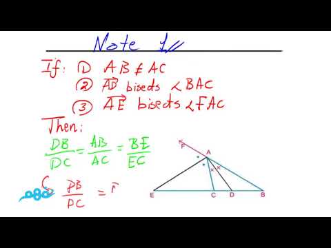 Angle Bisectors and Proportional Parts - الرياضيات لغات - للصف الأول الثانوي - الترم الأول - نفهم