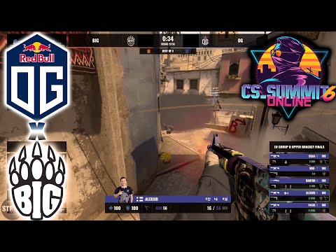 mantuu ON FIRE! 🇪🇺 OG vs 🇩🇪 BIG MIRAGE (Map3) HIGHLIGHTS - cs summit 6