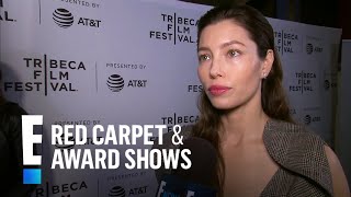 Jessica Biel Agrees Son Silas Has a "Good Man Bun" | E! Live from the Red Carpet