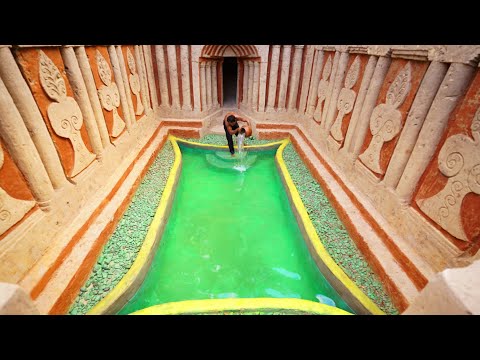 Build The Most Modern Swimming Pool Underground Temple House
