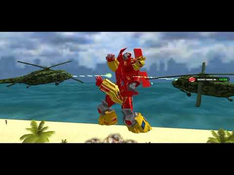 Flying Helicopter Car Ball Transform Robot Games - Android Gameplay
