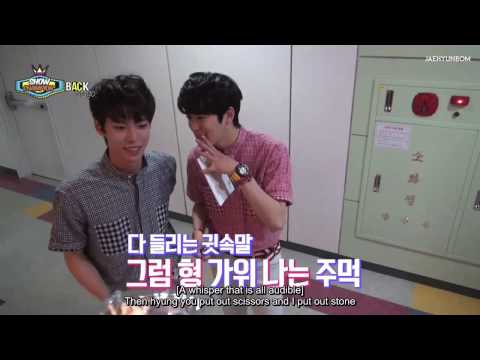 [Eng sub] 150530 Show Champion Backstage - JAEHYUN & DOYOUNG