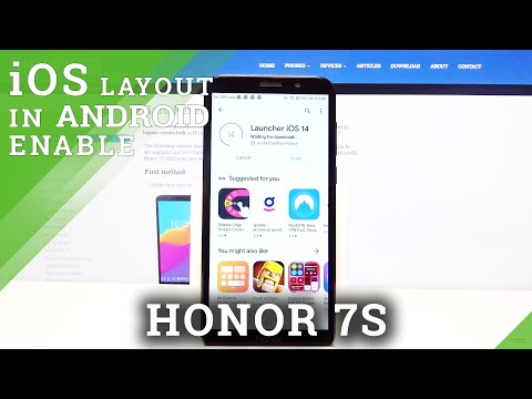 How to Download iOS Launcher in Honor 7S?